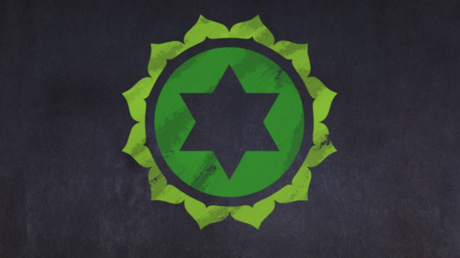 Czakra serca symbol