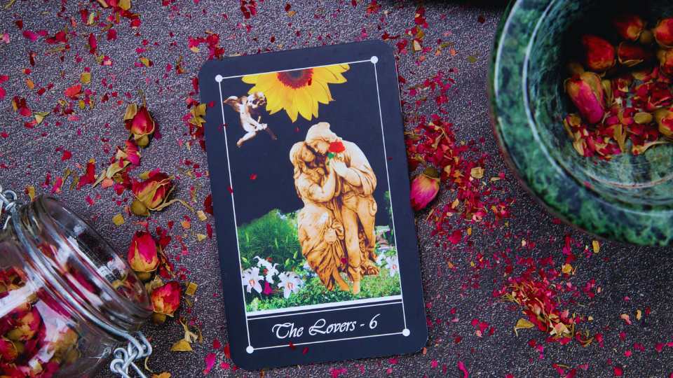 Kochankowie Tarot uczucia